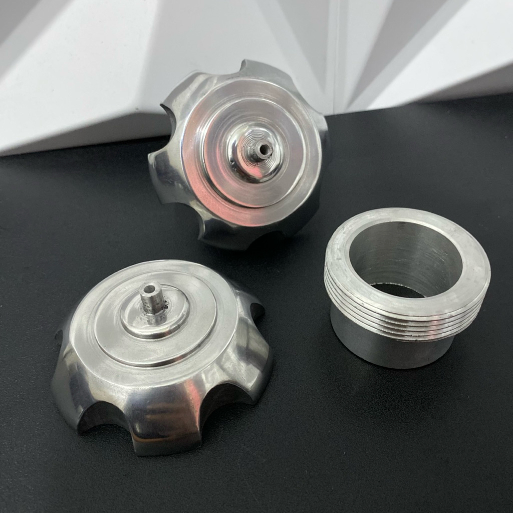 Tutup Tangki Tengki Alumunium Trail Cross KLX TS D-Tracker Aksesoris Motorcycle