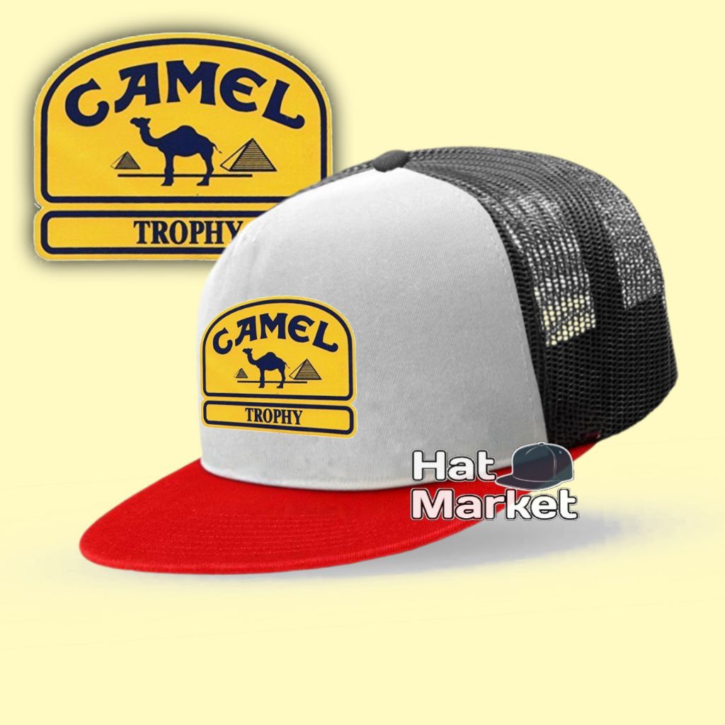 CAMEL TROPHY | Topi Snapback Jaring | Snapback Trucker Caps Hat | Topi Jala Jaring Trucker Snapback 