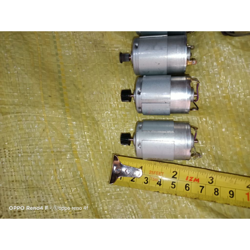 Dinamo bekas printer arus dc12v-24v untuk bor mini atau generator