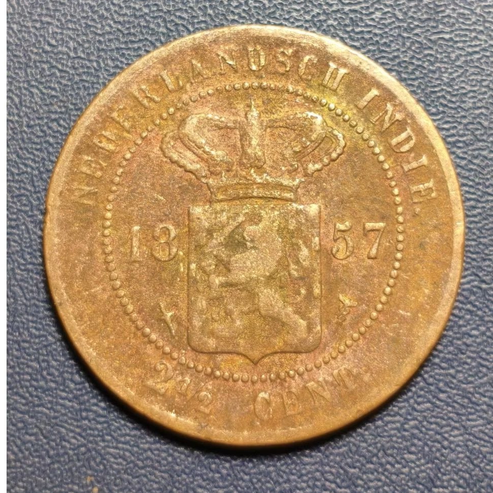 Koleksi Koin Benggol 2½ Cent Tahun 1857
