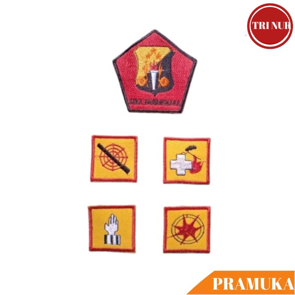 Bed Saka Bhayangkara & Bed Krida Bhayangkara Bordir / Logo Krida Saka Bhayangkara Bordir / Badge Kri