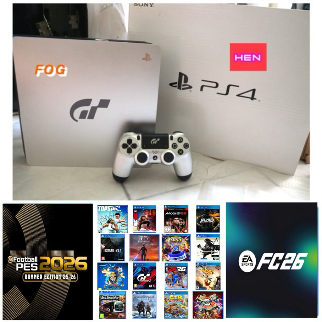 PS4 Slim 1tb GT Grandturismo Edition CFW Hen