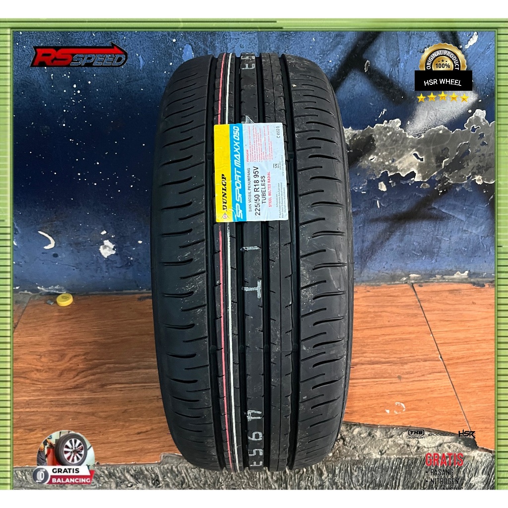 Ban Dunlop Sp Sport Maxx Ring 18 Ukuran 225 50 R18 Ban Mobil Tubles R 18 225/50