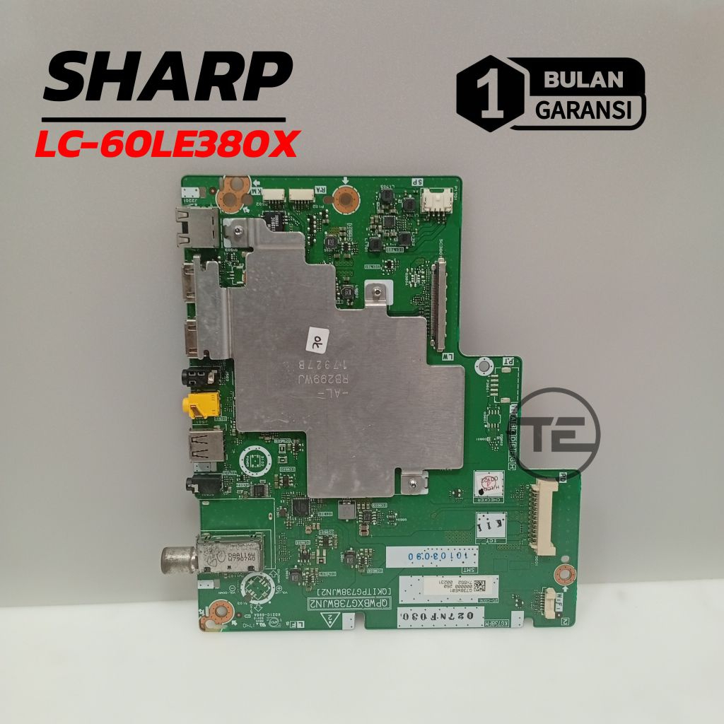 MB SHARP LC60LE380X MOBO MODUL MESIN TV LCD SHARP LC 60LE380X MAINBOARD MOTHERBOARD TV