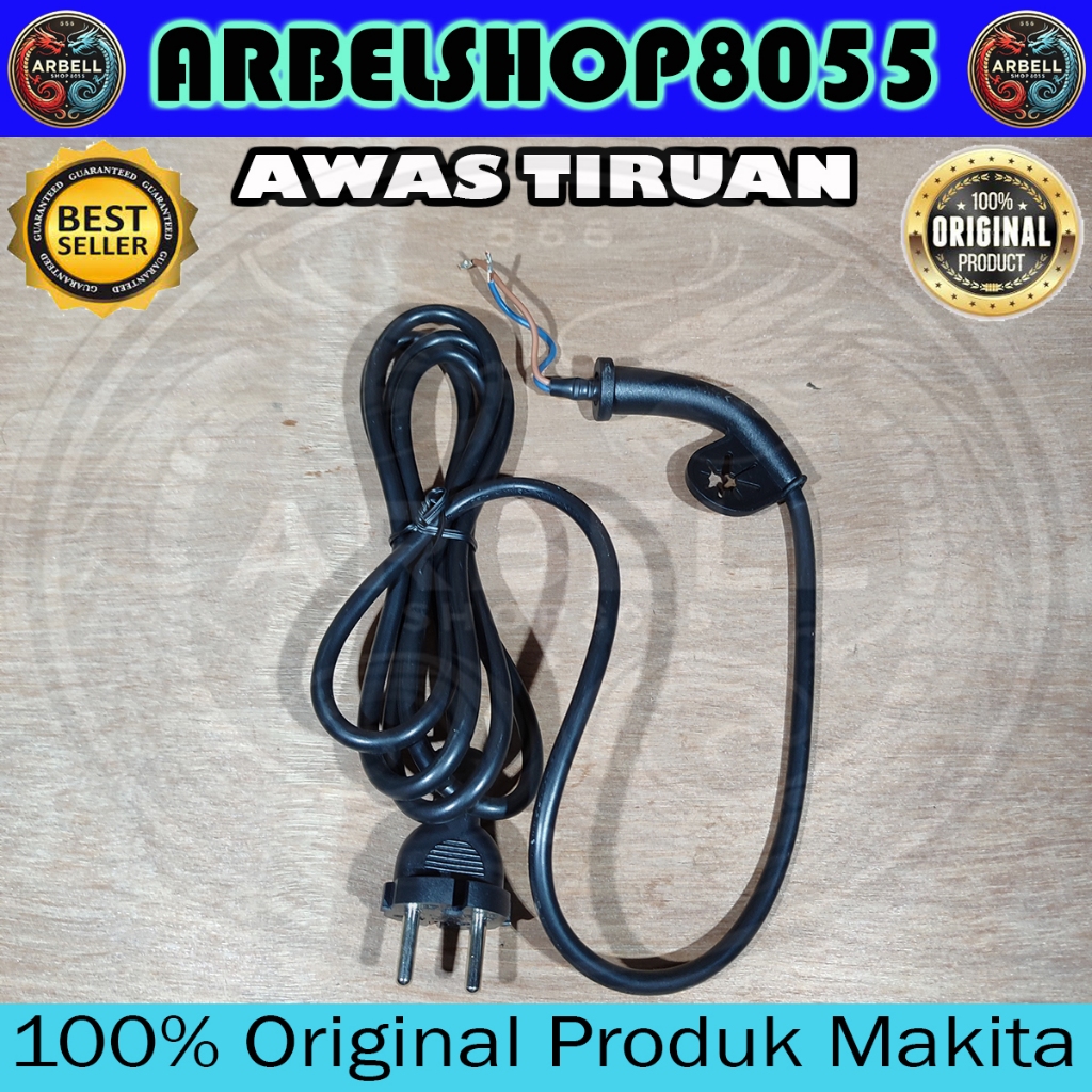 POWER SUPPLY CORD 0,75-2-2.0 PN 691284-7 MT60 - MT80B - M0600B - M0801B KABEL COLOKAN MAKITA MT 60 M