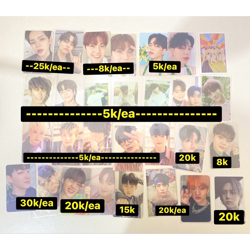 PHOTOCARD OFFICIAL TREJO TREASURE JUNKYU JUNGHWAN JIHOON HARUTO HYUNSUK YEDAM JAEHYUK MAKESTAR CH2 Y