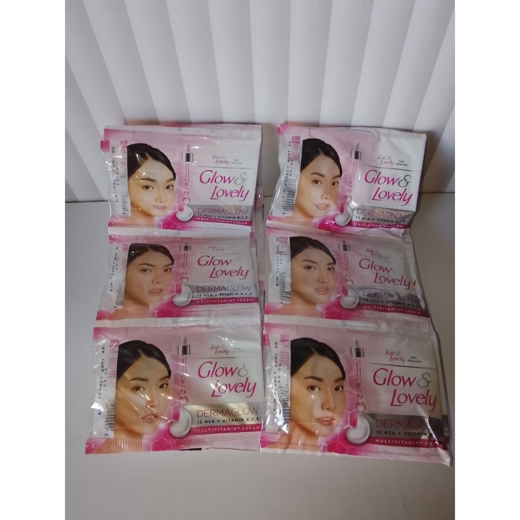 fair & lovely cream sachet renteng( isi 12 sachet)