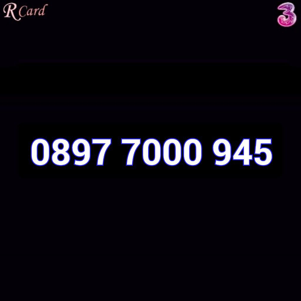 Perdana Nomor Cantik Tri Three 11 Digit Ribuan 7000 945