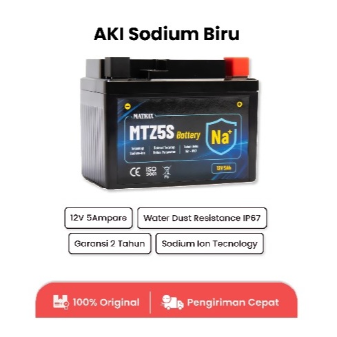 Matrix - AKI Motor Sodium Ion 12V 5-6Ah I Aki Motor