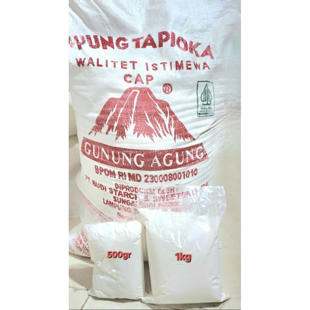 Tepung tapioka gunung agung 1 kg / tepung sagu gunung agung / sagu gunung agung