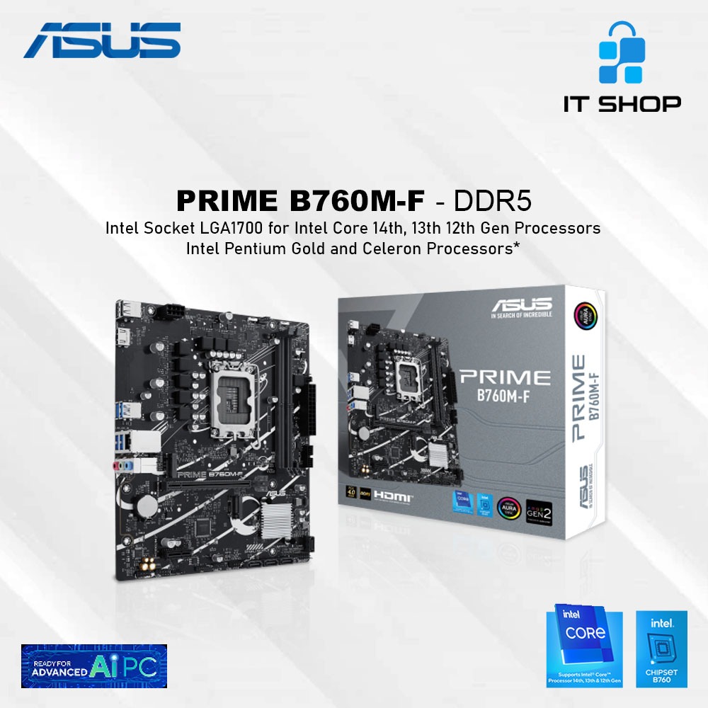 Motherboard Asus PRIME B760M-F DDR5 - LGA1700