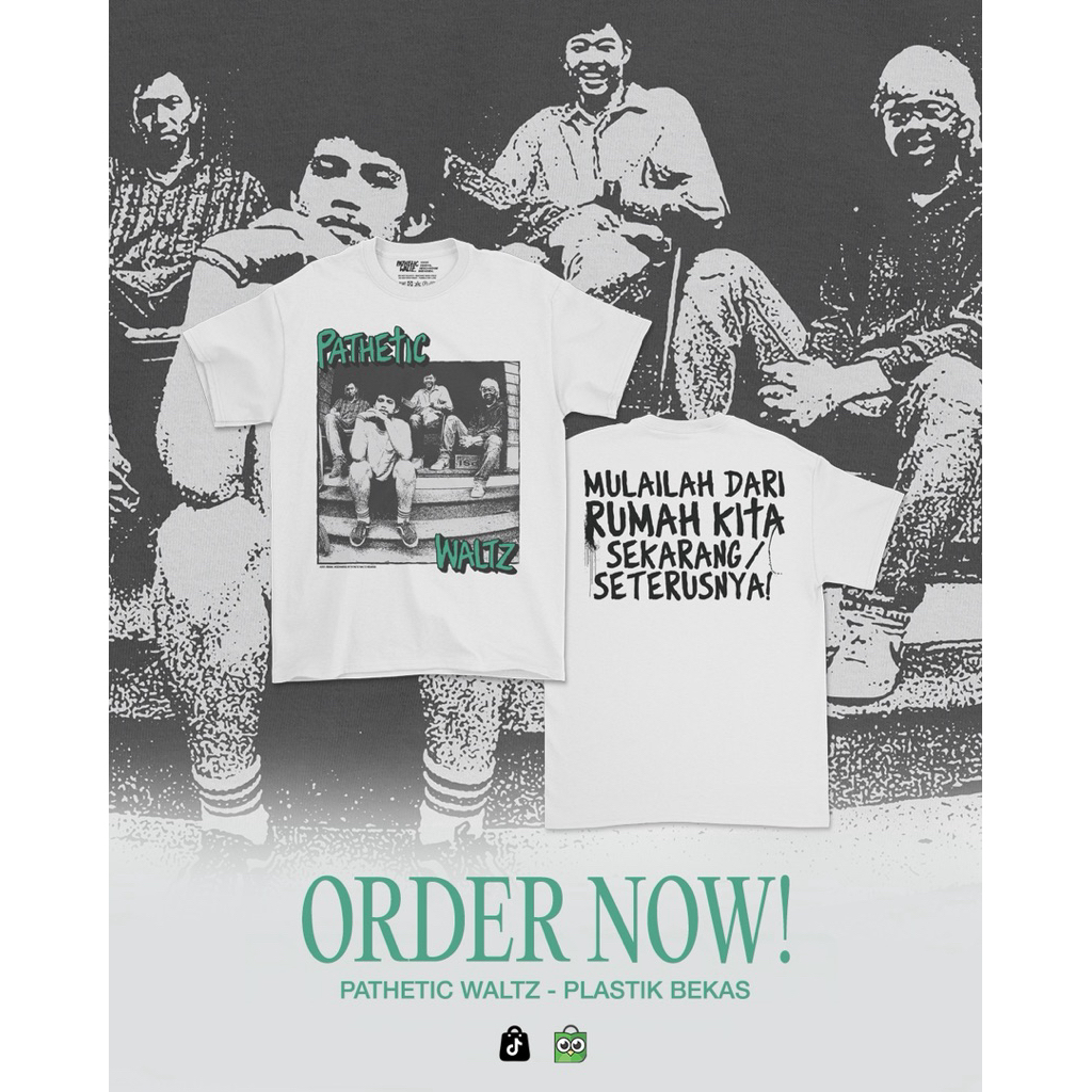 KAOS BAND PATHETIC WALTZ - PLASTIK BEKAS LIRIK