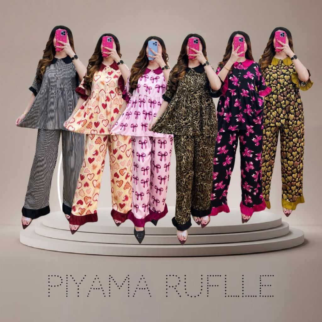 piyama ruffel vn store fashion