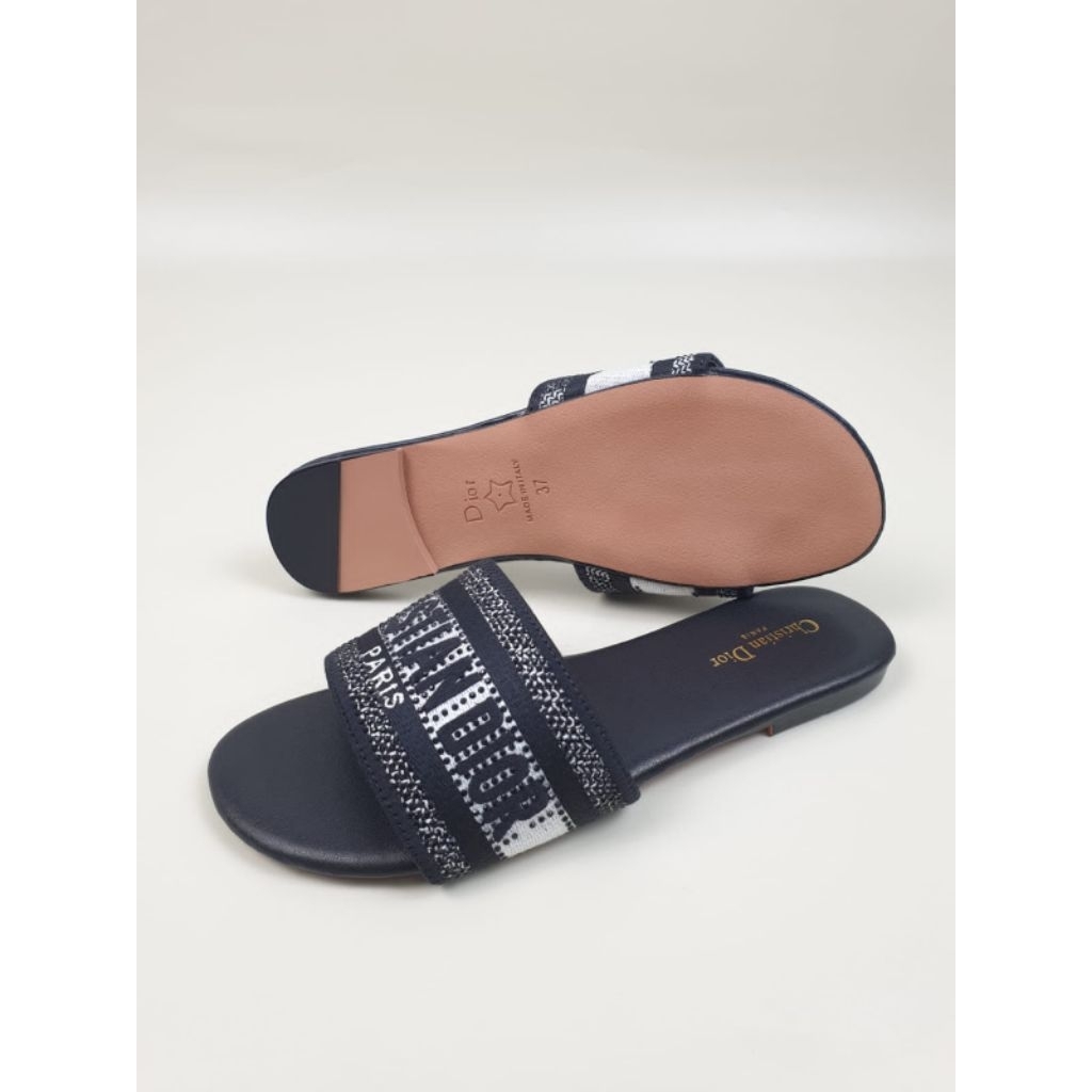 Sendal wanita Dior YC-925-1 Dway Slide