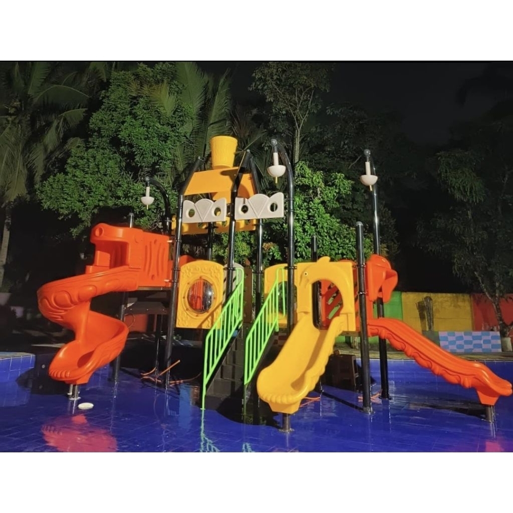 TERBARU PLAYGROUND TTAMAN BERMAIN INDOOR OUTDOOR HDPE GALVANIS BESI TAMAN KOMPLEK PERUMAHAN MALL WAH