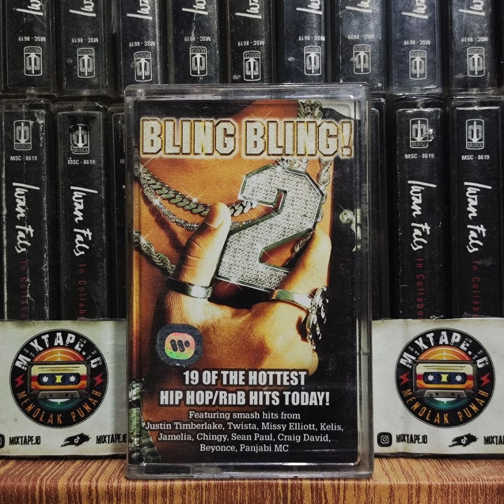 Kaset - Bling Bling 2 - Kompilasi Barat - Justin Timberlake - Twista - Missy Elliot - Kelis - Jameli