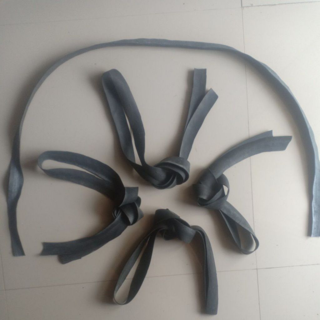 tali karet bekas ban dalam motor, tebal kuat dan elastis