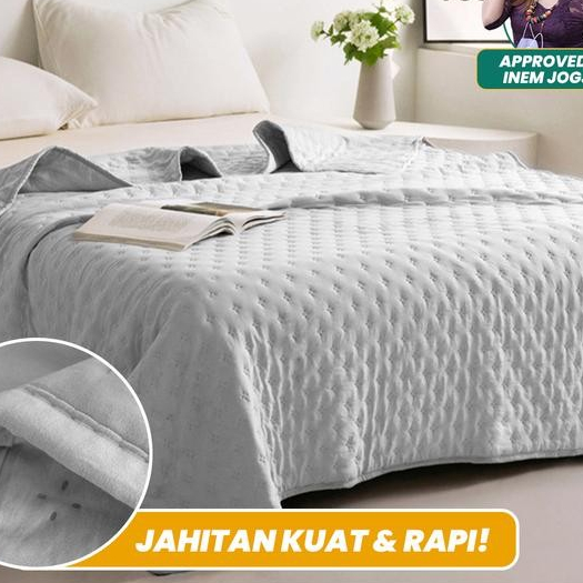 Kintakun - Inem Selimut Polos Halus & Lembut Bahan Kain Microtex & Dacron (Hanya Selimut)