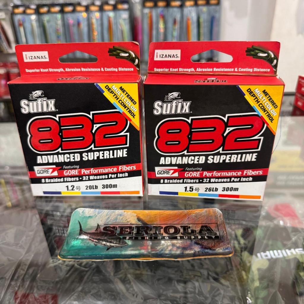 PE SUFIX 832 X8 MULTICOLOR ADVANCED SUPERLINE 300M PE1.2 20lb