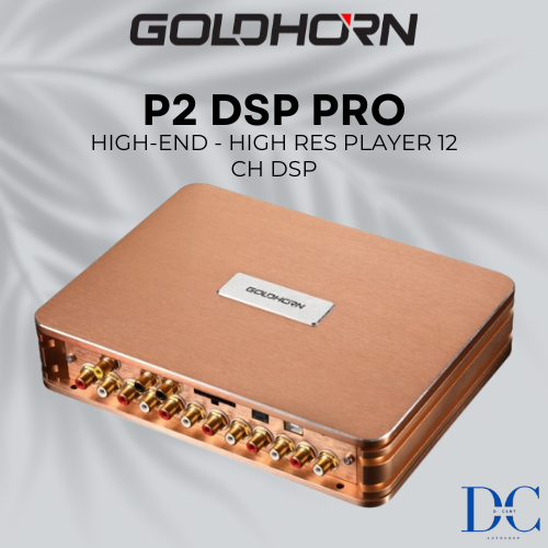 Processor Audio Mobil - Goldhorn P2 DSP Pro - High-End - High Res Player 12 Channel DSP - Processor 