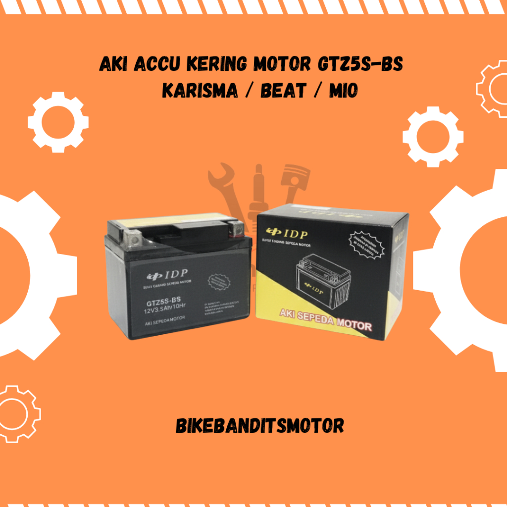 Aki Accu Kering Motor GTZ5S-BS Karisma / Beat / MIo IDP