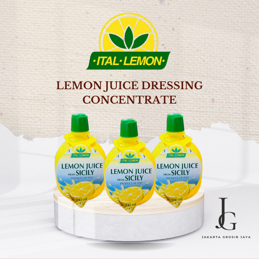 Ital Lemon Juice Dressing Concentrate From Sicily 200 ML | Ital Lemon Concentrate 200ML