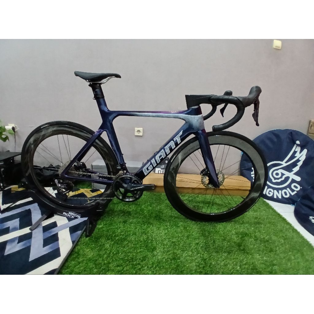 ROADBIKE GIANT PROPEL ADV SL 0 2022 REPAINT PURPLE DRAGONFLY 2024