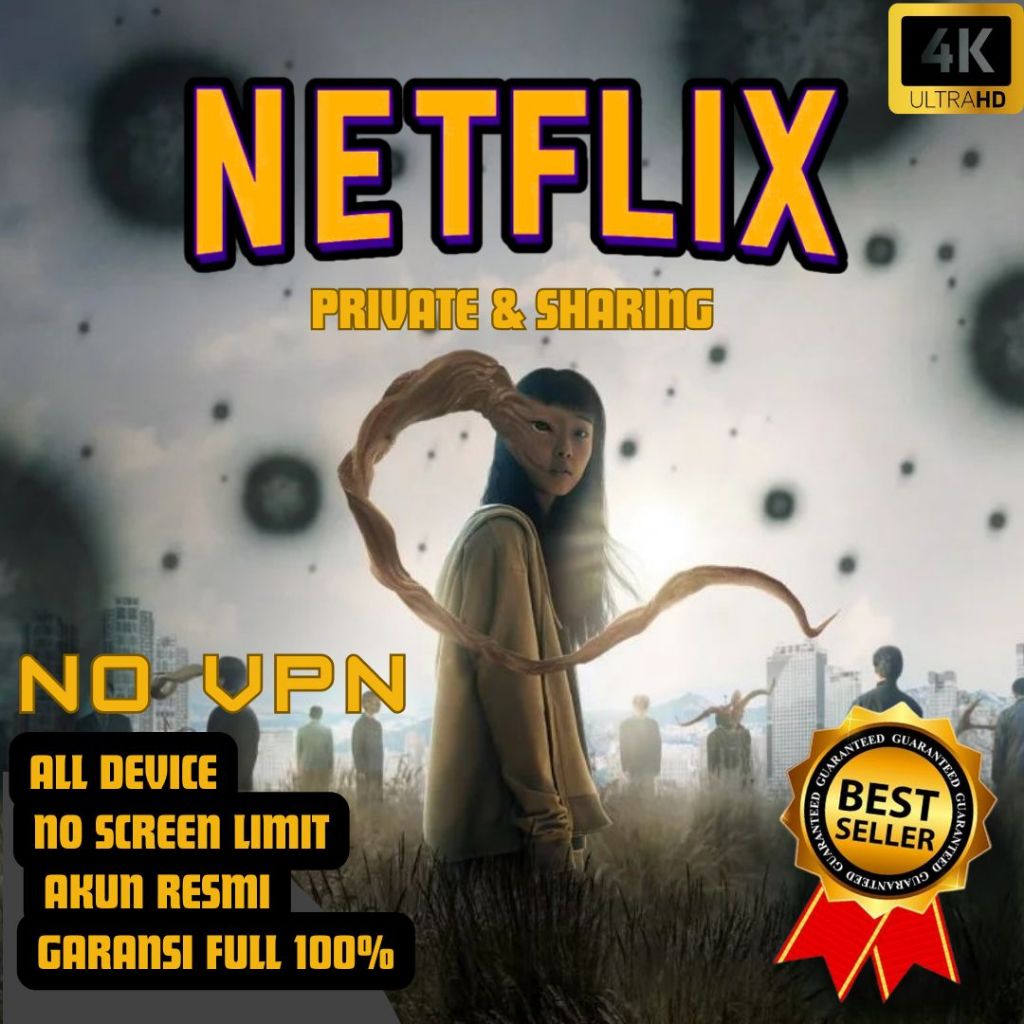 PROMO NETFLIX VIP 4K KHUSUS 6 BULAN 180 HARI
