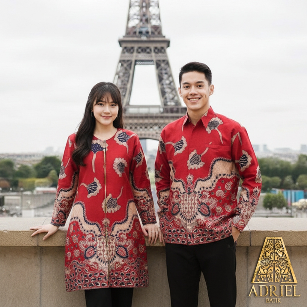 BAWIKA BATIK SUTRA DOBBY SUPER PREMIUM (Kemeja PRIA / Tunik WANITA) - Premium Solo Lengan Panjang Do