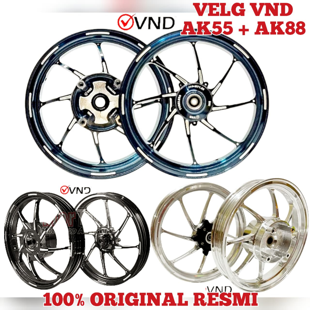 VELG VND AK88 AK55 AK 55 88 RING R 14 R14 ORIGINAL BEAT SCOOPY VARIO 125 VARIO 150 VARIO125 VARIO150