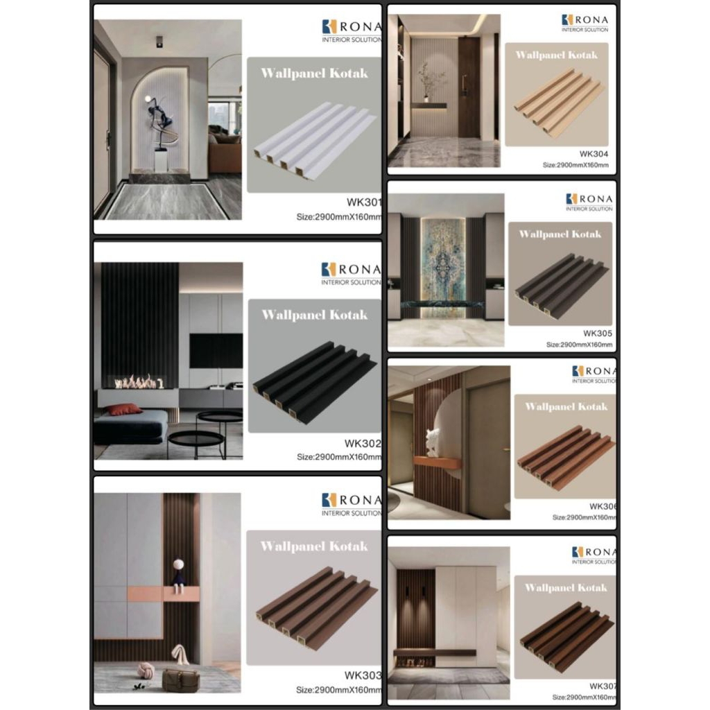 RONA - PREMIUM WPC / WALL PANEL DINDING / WALL PANEL WOOD