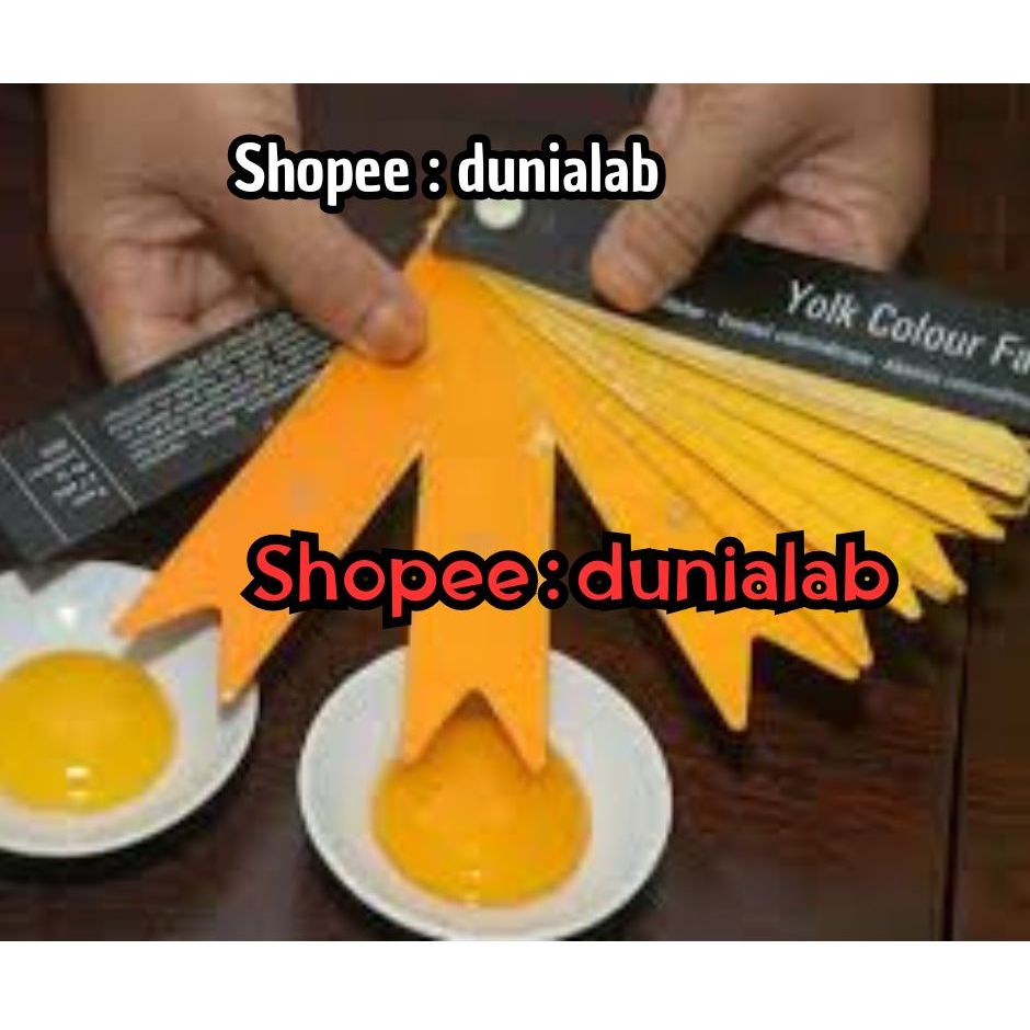 Jual Egg Yolk Colour Fan - Egg Yolk Color Chart - Kipas Warna Telur