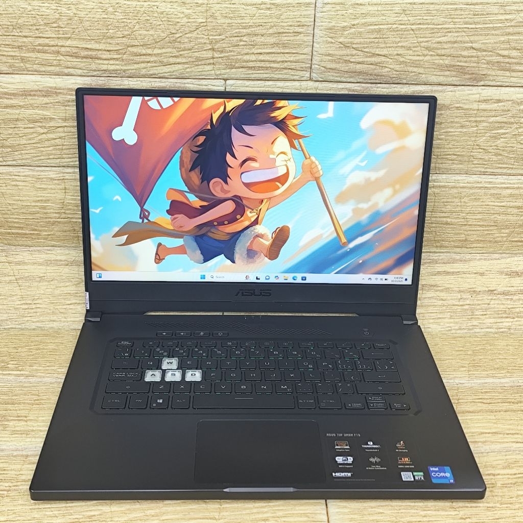 Laptop 2nd ASUS TUF DASH F15 FX516PE Core i7-11370H RAM 16GB SSD 1000GB RTX 3050 TI