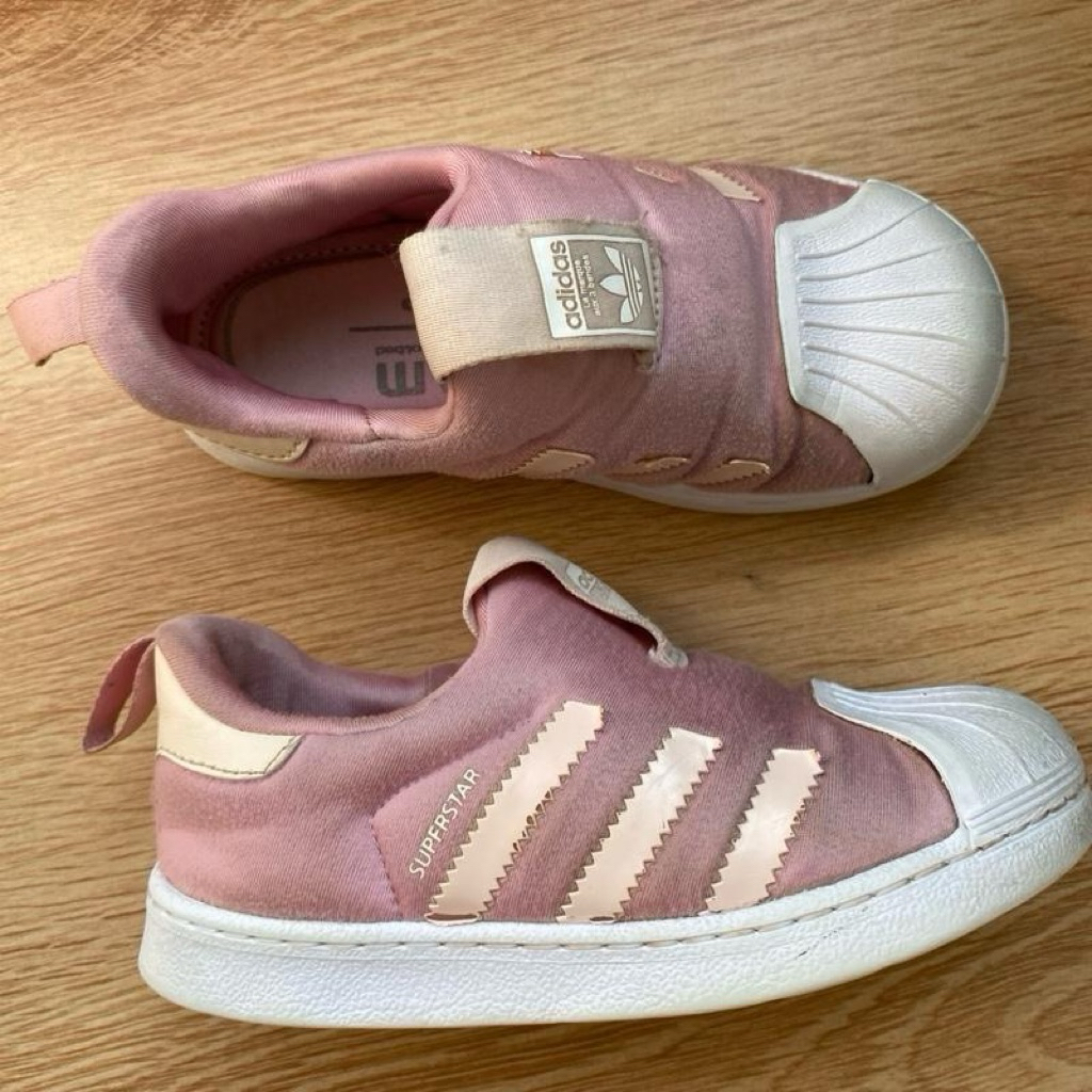 Preloved adidas original pink shoes kids sepatu adidas anak perempuan