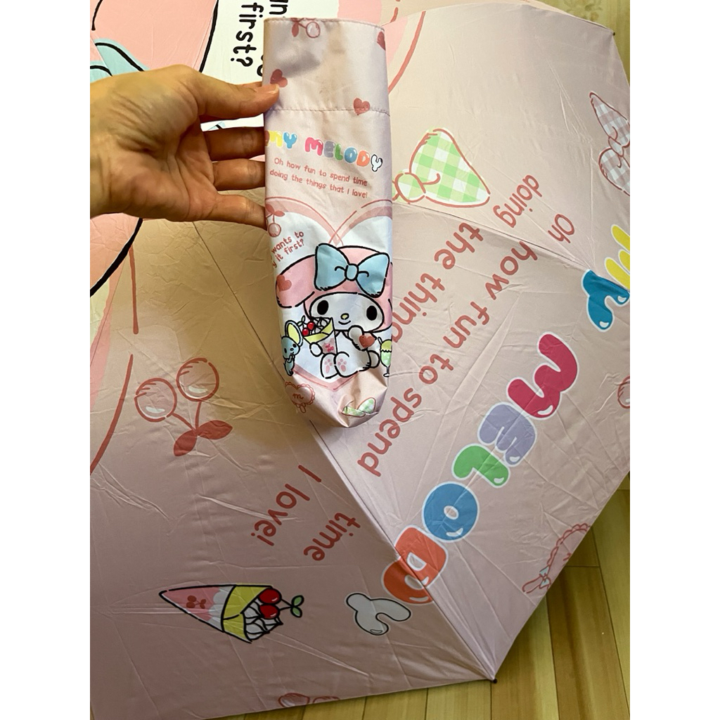 Payung Lipat Sanrio Melody Original