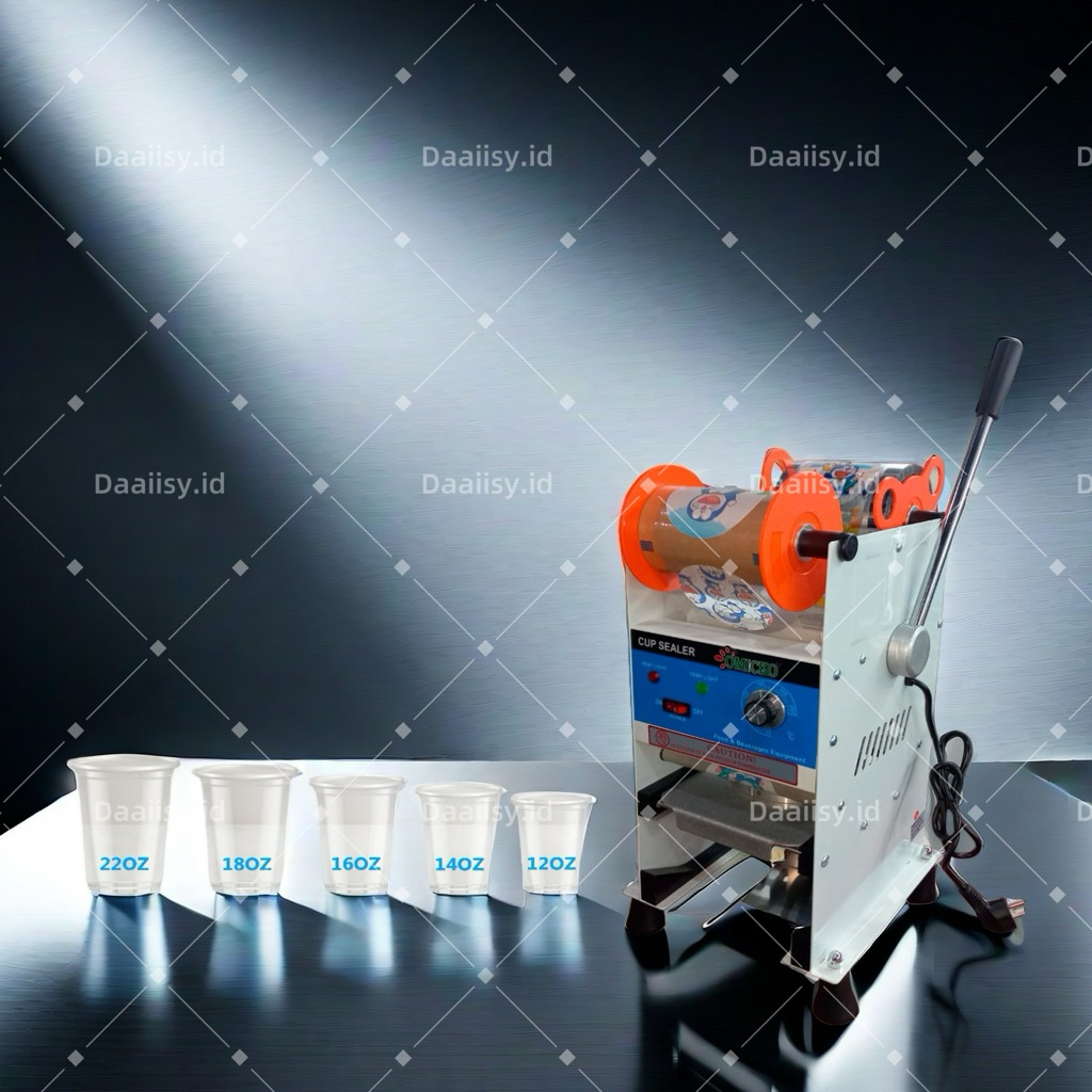 DLXWJ - Cup Sealer Omicko C39 Putih Tanpa Isi/Cup Sealer GLC - C37