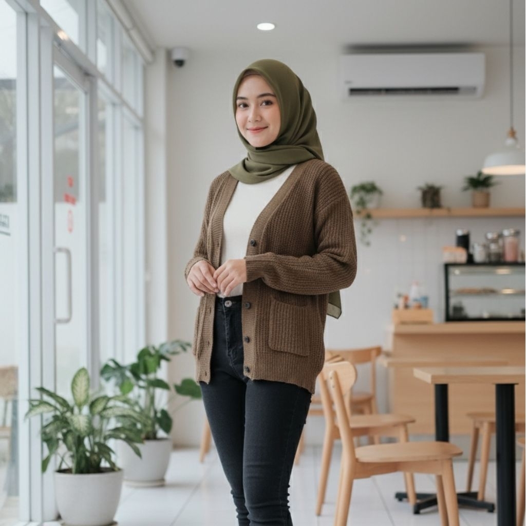Cardigan Rajut Marisa Kancing 5