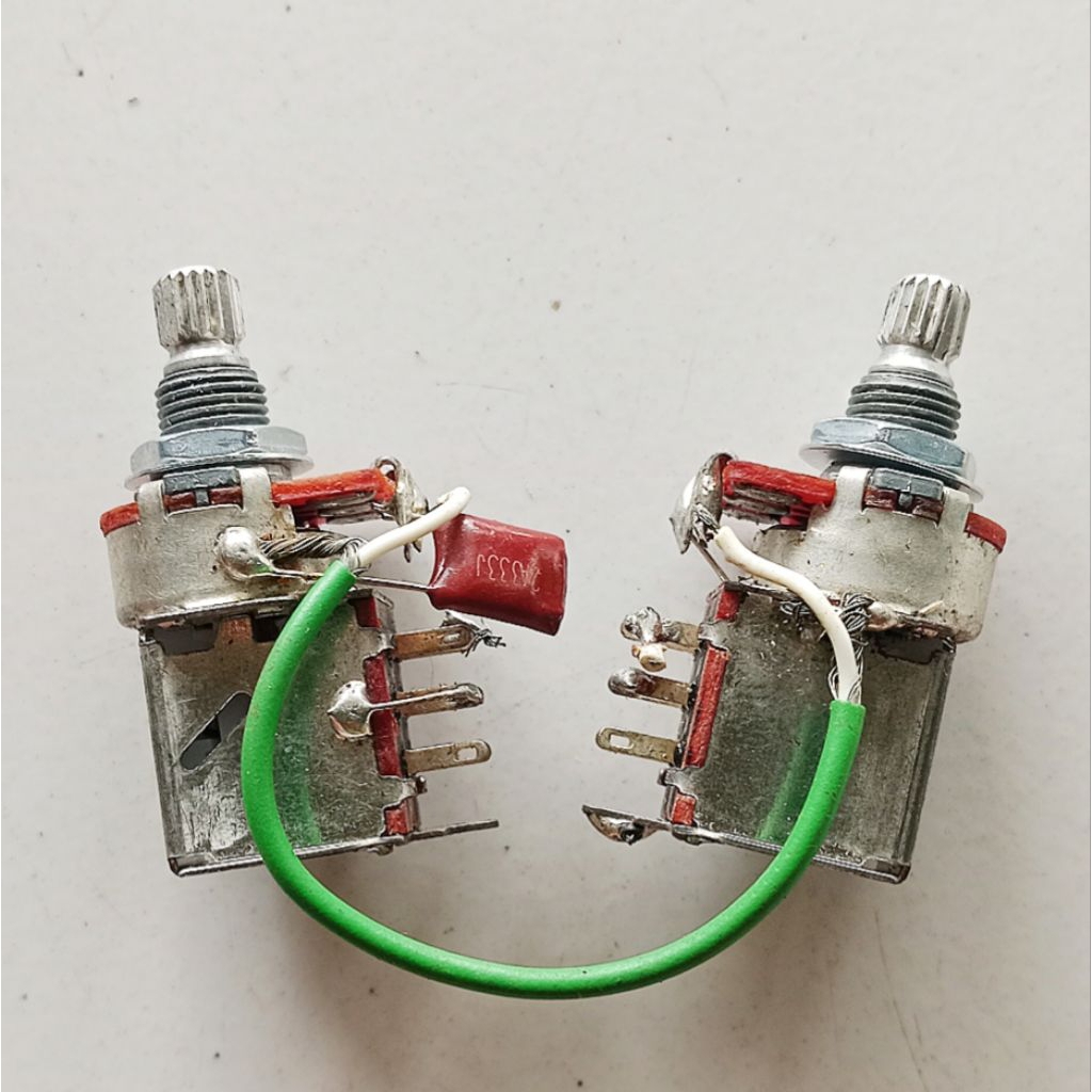 Potensio PUSH PULL A500k B500k KOREA bisa utk gitar cort ibanez yamaha jackson esp LTD hamer kramer 