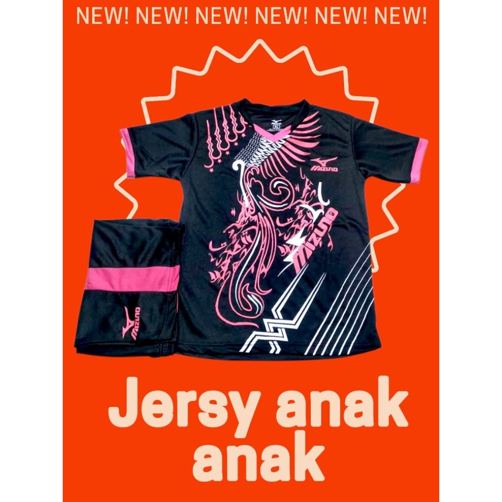 Baju bola baju futsal seragam anak baju olahraga junior anak laki perempuan olahraga