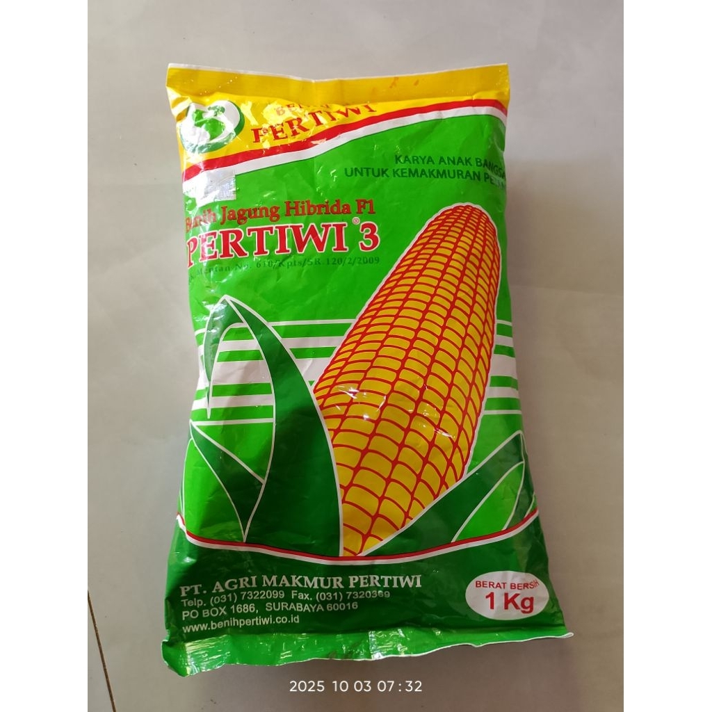 BENIH JAGUNG PERTIWI-3 PERTIWI 3 1 KG