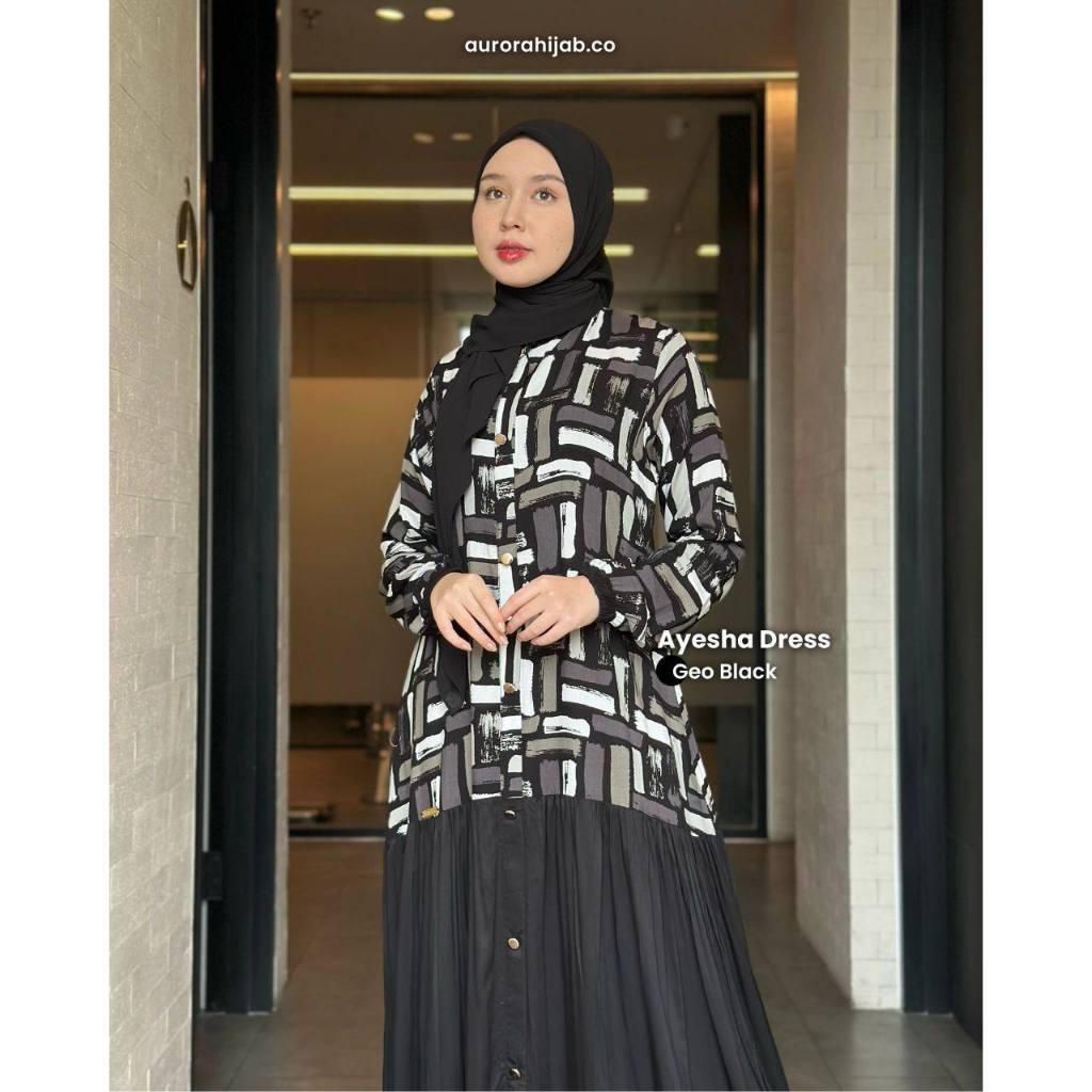 Gamis Ayesha by Aurora Hijab l Ayesha Dress Aurora Hijab
