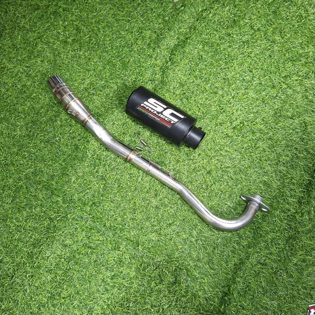 Knalpot Racing SC Project Full sistem Jupiter Z1