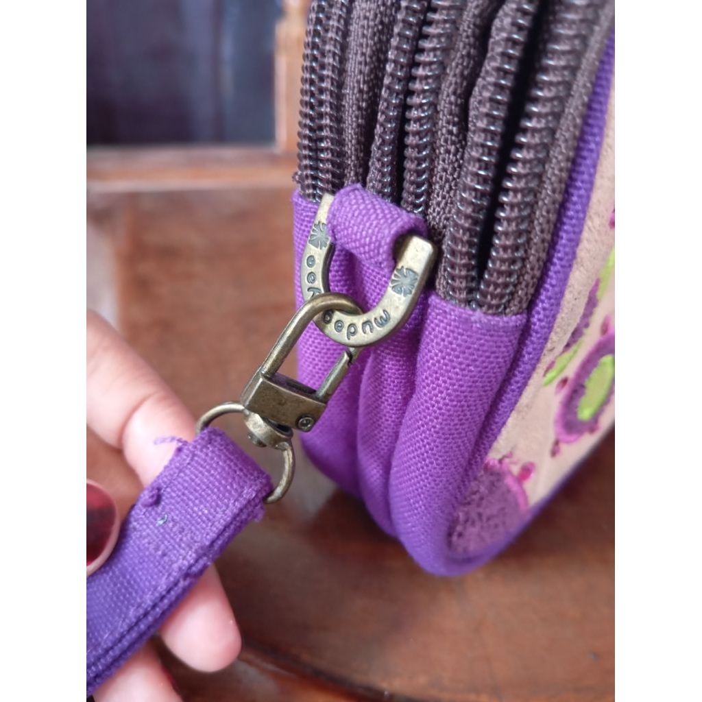 dompet etnik triple preloved mudagaya