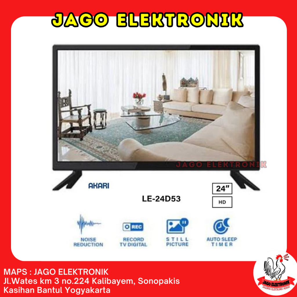 AKARI 24" LED TV Digital - LE-24D53