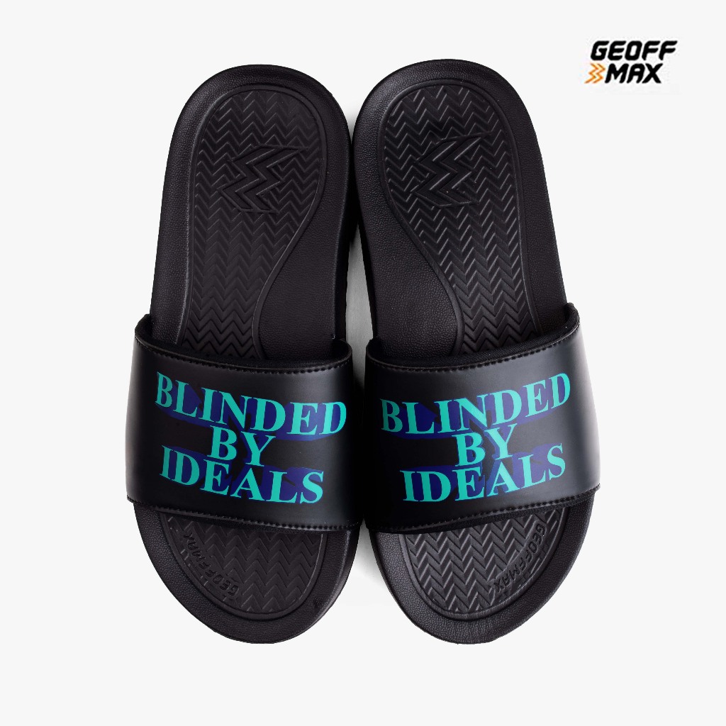 Geoff Max - Viper Blinded Black Recovery Sandal Pria & Wanita