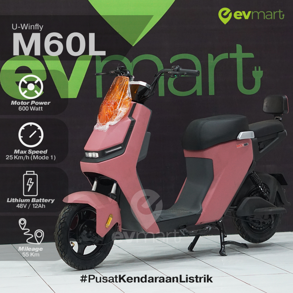 SEPEDA LISTRIK U-WINFLY LITHIUM M60L / T65L