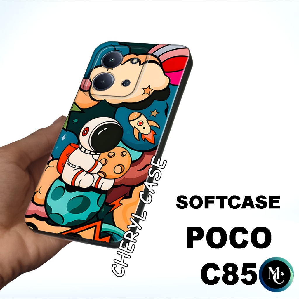 case karet untuk Hp POCO C85/CC35/softcase POCO C85/casing POCO C85/case handphone