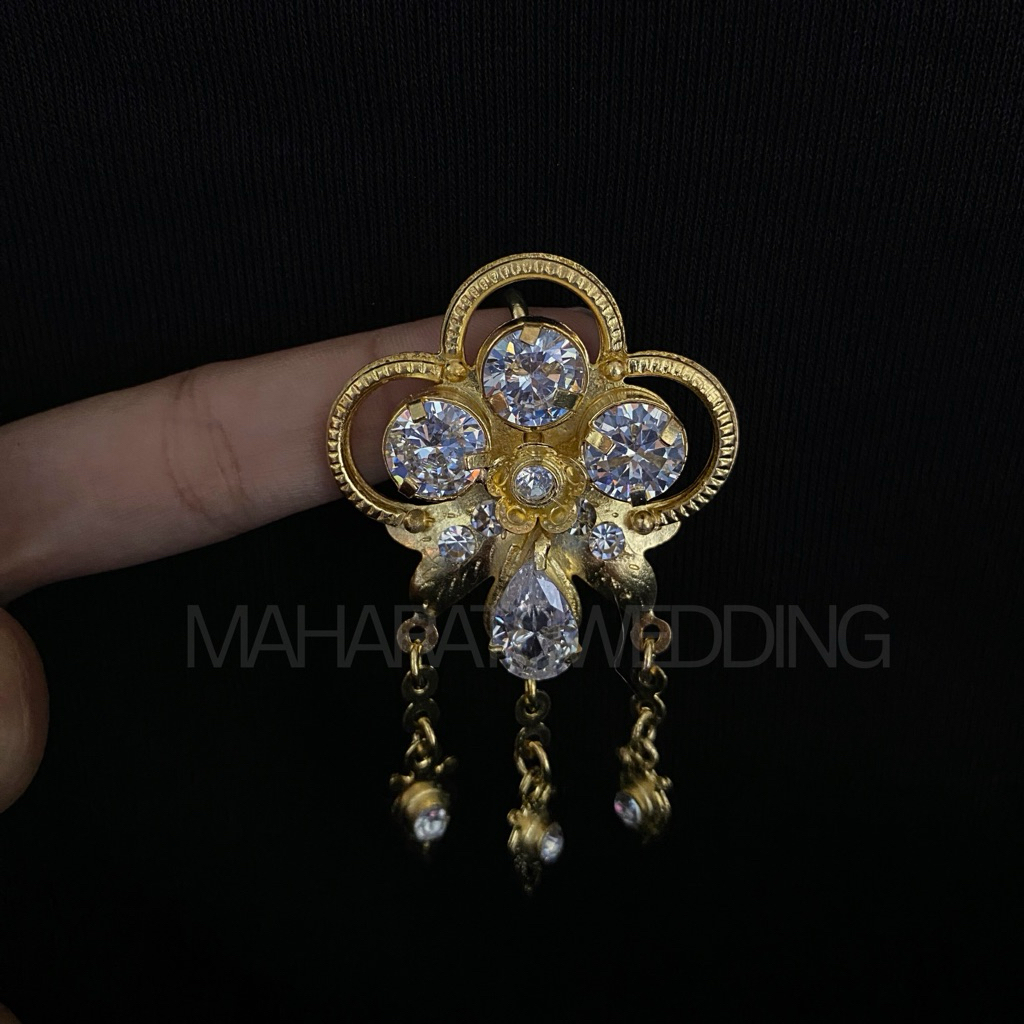Bros Blangkon Batu Diamond / Bros blangkon murah / Bros Blangkon Batu Diamond Mewah American Diamond