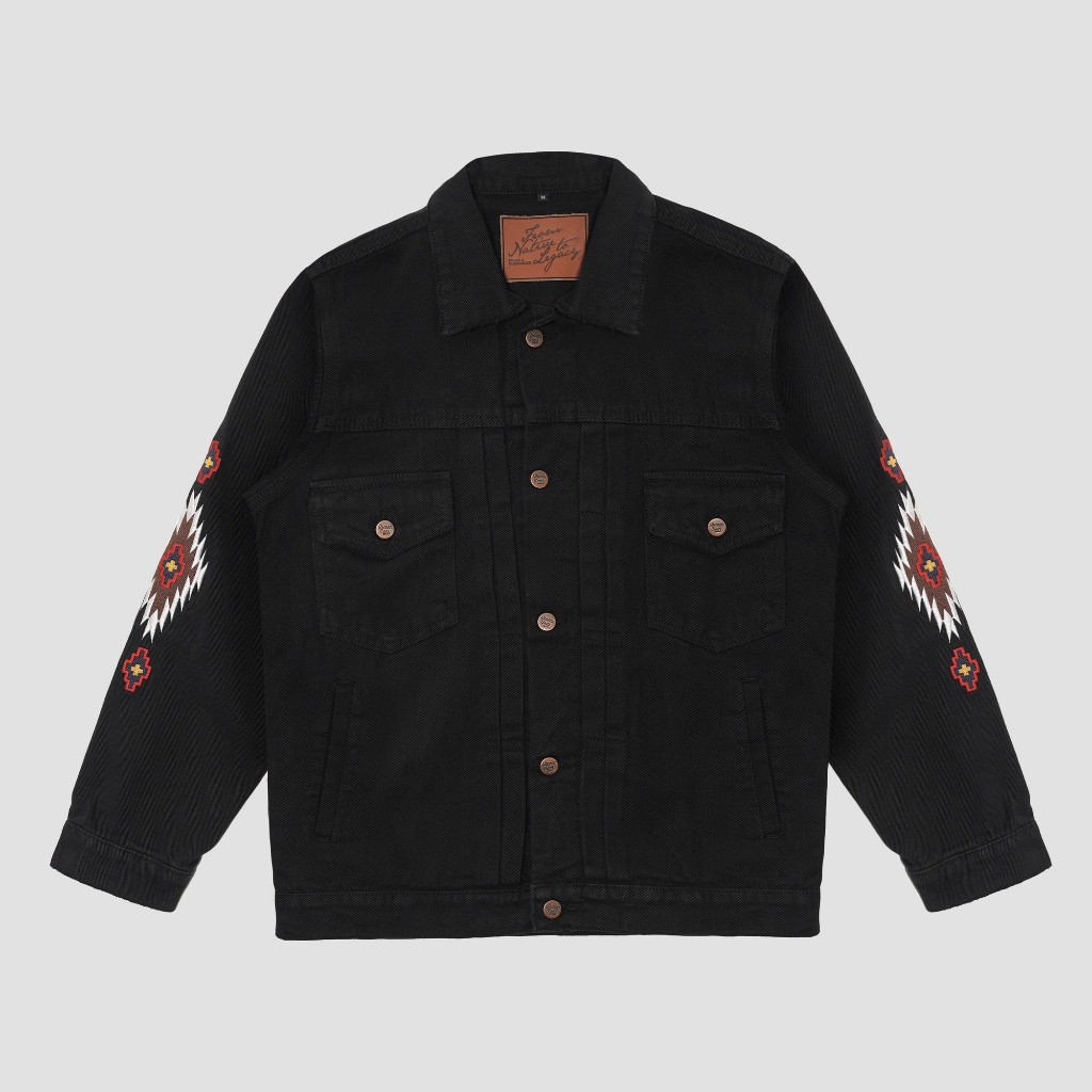 Queenbeer X Kevas Opechanca Navajo Denim Jacket