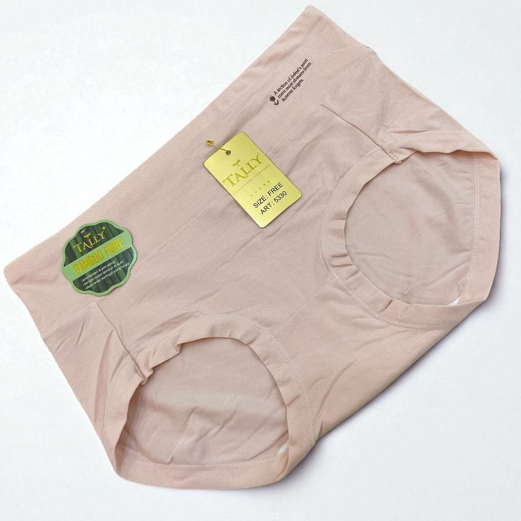 ISI 3, 6PCS CD TALLY 5330 BAHAN KATUN BAMBU - TALLY CD 5330 CELANA DALAM KATUN BAMBOO | FREESIZE